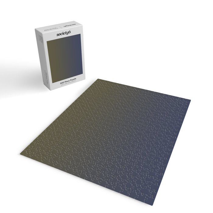 Ombre River Bed Blue Olive Jigsaw Puzzle Gallery Image 2