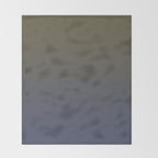 Ombre River Bed Blue Olive Throw Blanket Gallery Image 2