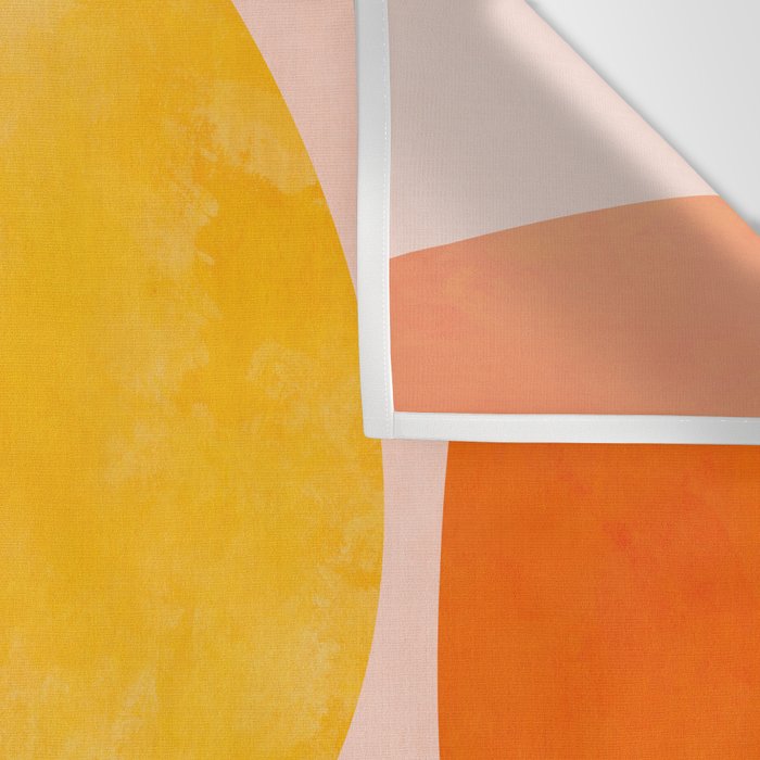 abstract painterly mid century shapes 3 Wall Tapestry Gallery Image 3