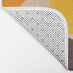 abstract painterly mid century shapes 3 Bath Mat Gallery Image 2