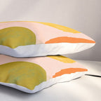 abstract painterly mid century shapes 3 Pillow Sham Gallery Image 3