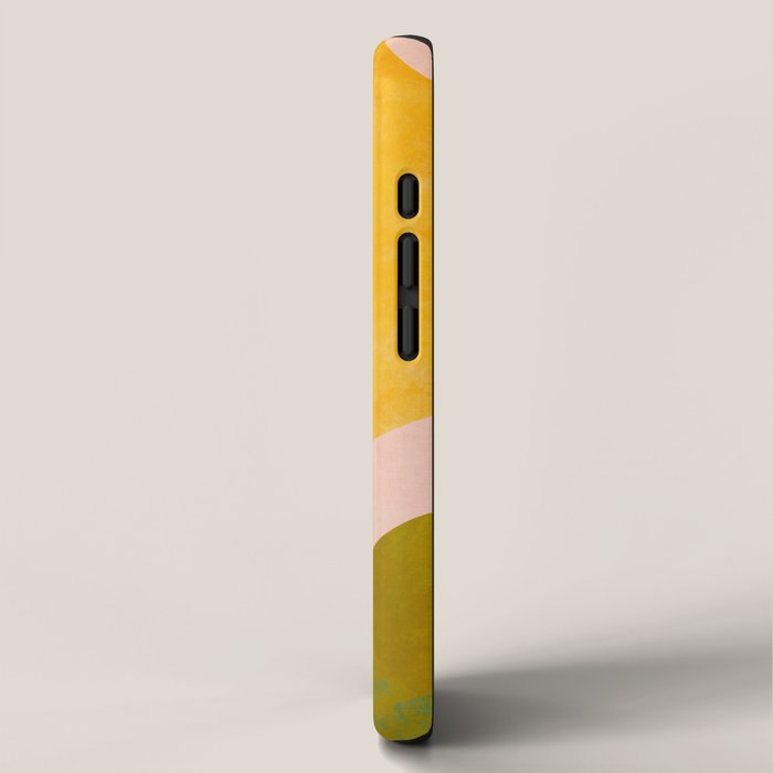abstract painterly mid century shapes 3 iPhone Case Gallery Image 2