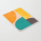 abstract painterly mid century shapes 3 Notebook Gallery Image 3