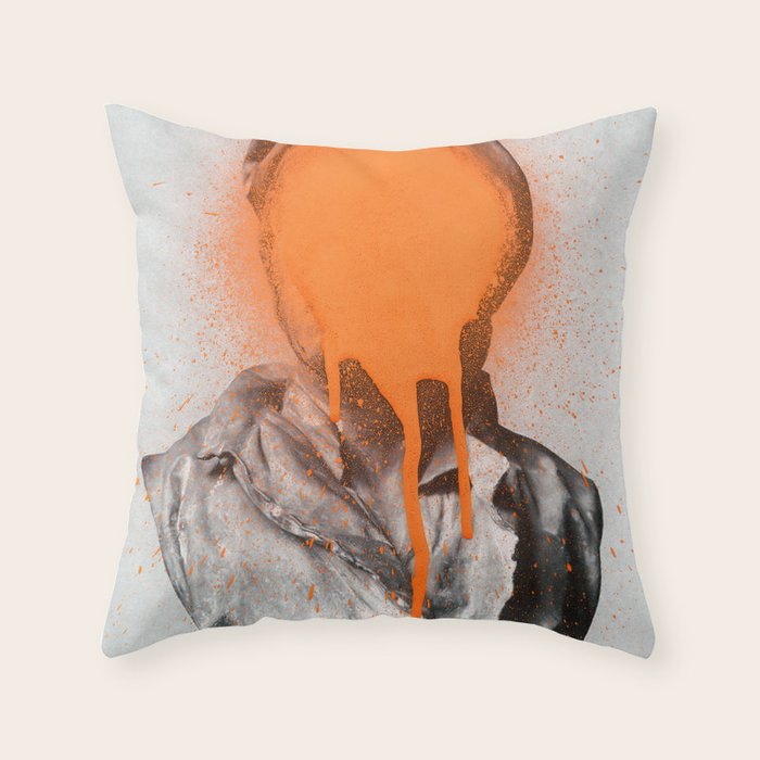 Busted 2 Throw Pillow Gallery Image 1