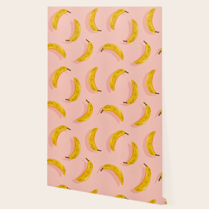 Banana Pattern - Blush Wallpaper Gallery Image 2