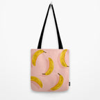 Banana Pattern - Blush Tote Bag Gallery Image 2