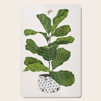 Fiddle leaf fig Tree Cutting Board Gallery Image 1