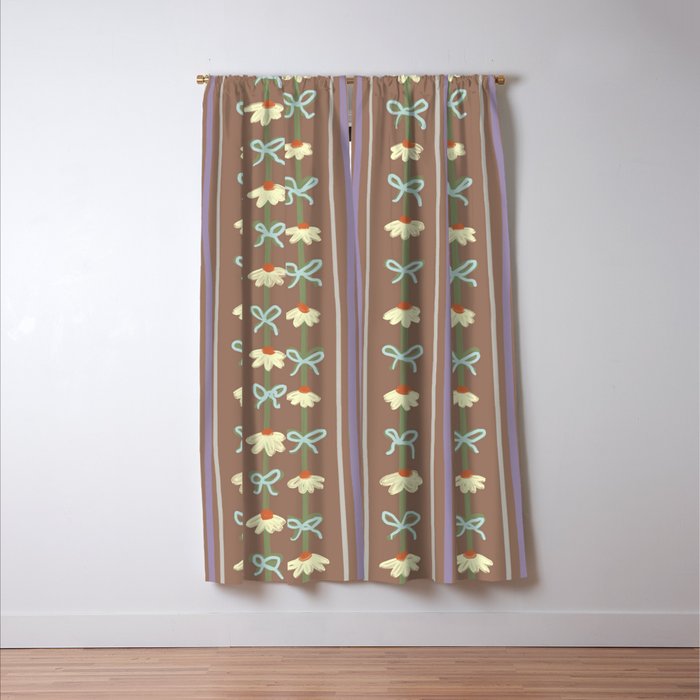 Inspired by PANTONE 17 1230 Mocha Mousse Window Curtain Gallery Image 3