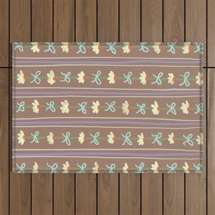 Inspired by PANTONE 17 1230 Mocha Mousse Outdoor Rug Gallery Image 1