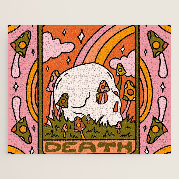 13. Death Tarot Mushroom Jigsaw Puzzle Gallery Image 1