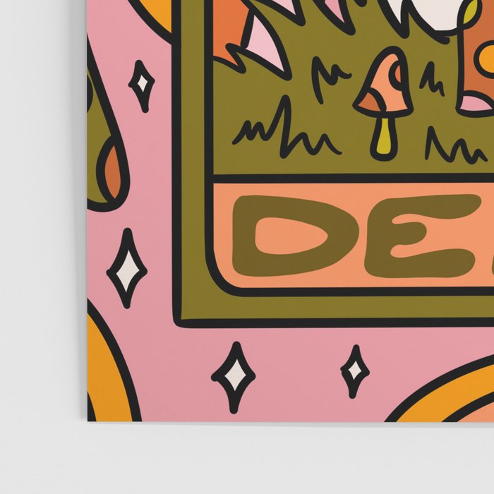 13. Death Tarot Mushroom Poster Gallery Image 3