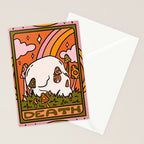 13. Death Tarot Mushroom Stationery Card Gallery Image 2