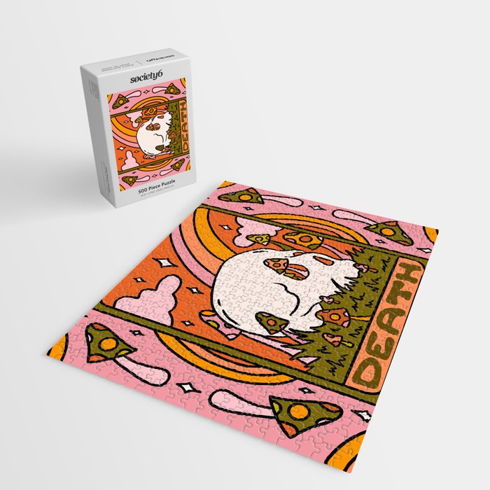 13. Death Tarot Mushroom Jigsaw Puzzle Gallery Image 2