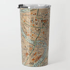 Vintage Map of Rome Italy (1911) Travel Mug Gallery Image 3