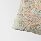Vintage Map of Rome Italy (1911) Pillow Sham Gallery Image 4