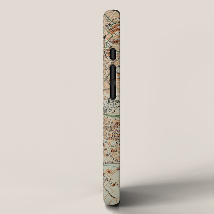 Vintage Map of Rome Italy (1911) iPhone Case Gallery Image 2