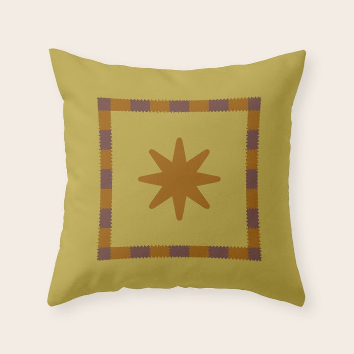 Vibrant Star Throw Pillow Gallery Image 6