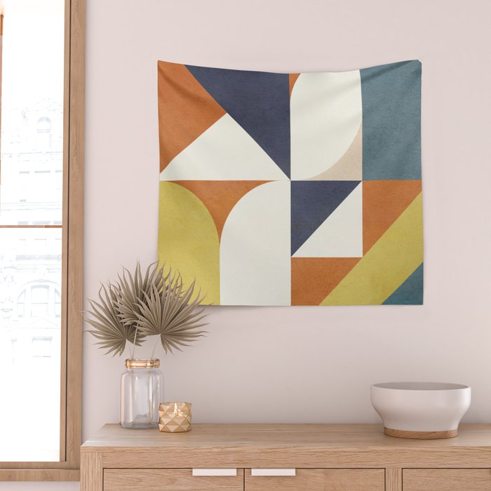Attached Abstraction 05 Wall Tapestry Gallery Image 2