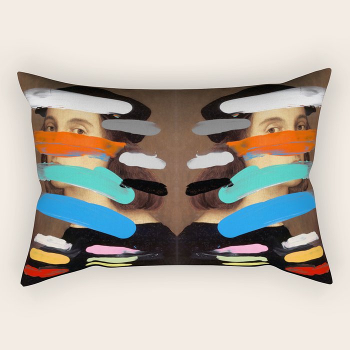 Composition 756 Rectangular Pillow Gallery Image 1
