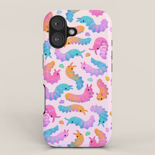 Sour Velvet Worm And Gummy Water Bear Iphone Case