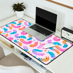 Sour velvet worm and Gummy water bear Desk Mat Gallery Image 2