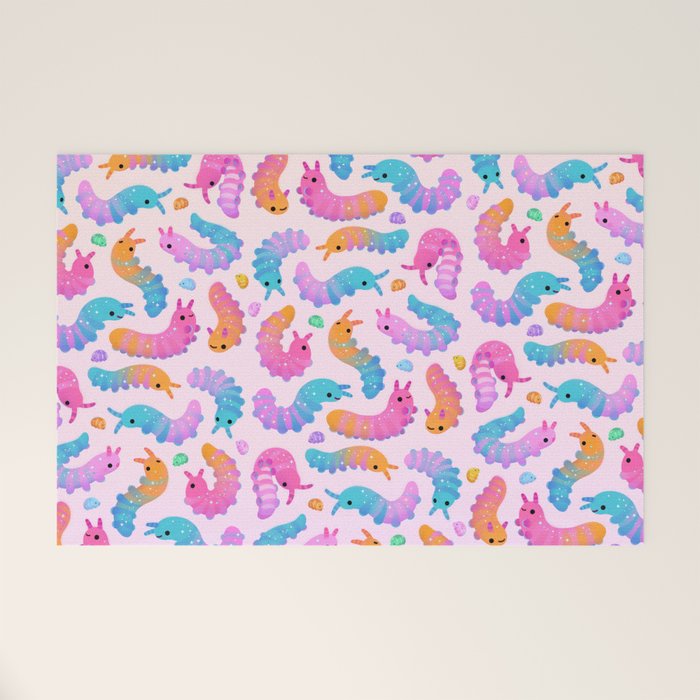 Sour velvet worm and Gummy water bear Welcome Mat Gallery Image 1