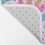 Sour velvet worm and Gummy water bear Bath Mat Gallery Image 2