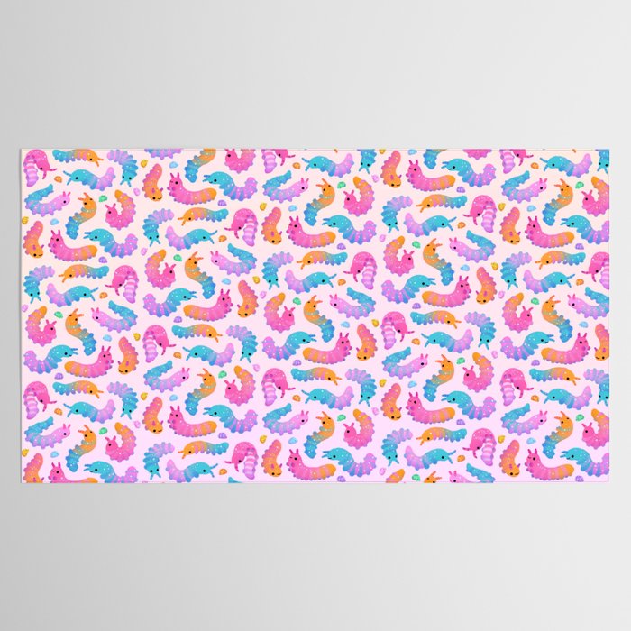 Sour velvet worm and Gummy water bear Tablecloth Gallery Image 2