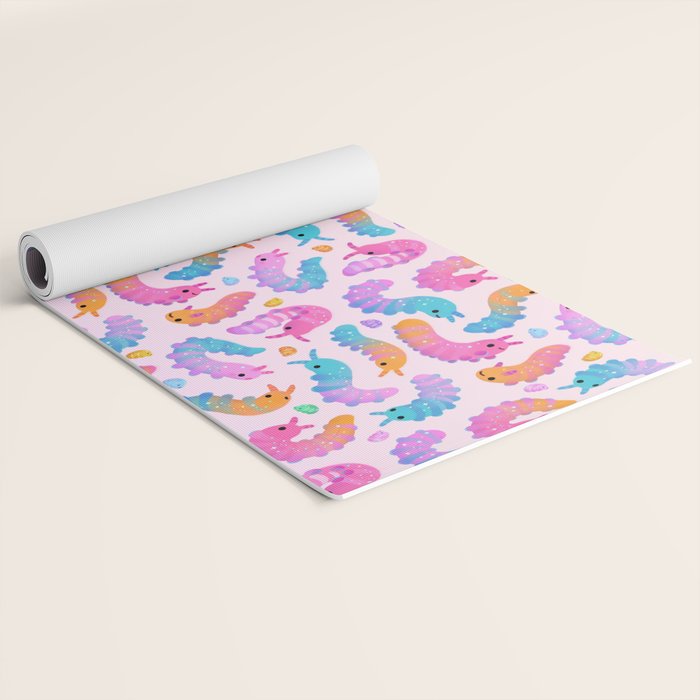 Sour velvet worm and Gummy water bear Yoga Mat Gallery Image 2