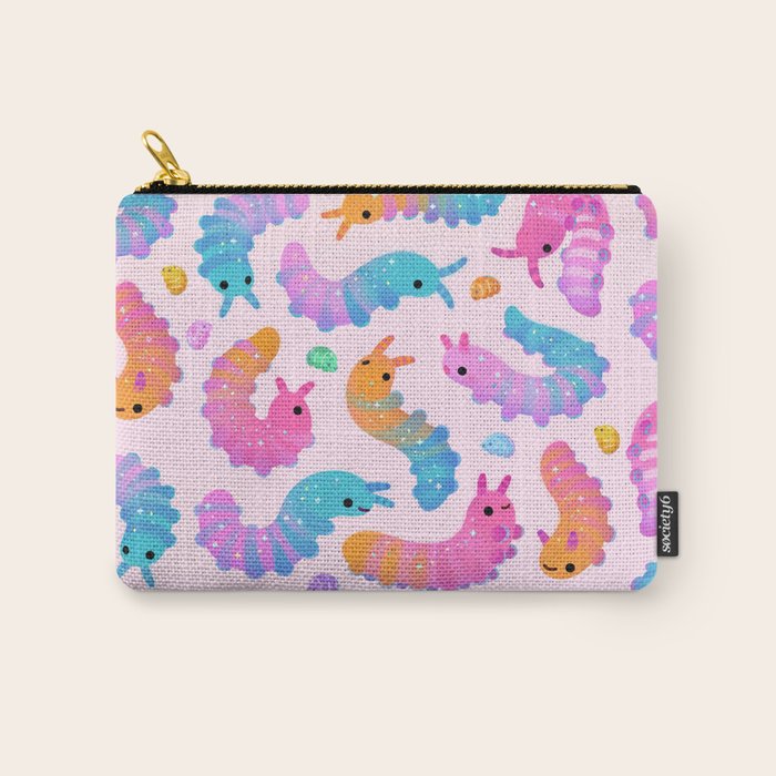 Sour velvet worm and Gummy water bear Carry All Pouch Gallery Image 1
