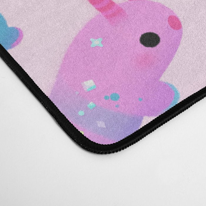 Sour velvet worm and Gummy water bear Desk Mat Gallery Image 4