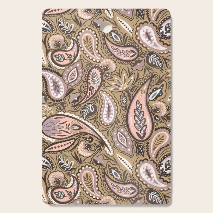 Vintage Paisley Harmony Cutting Board Gallery Image 1
