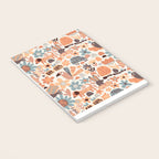 Playful Meadow Cute Animals with Motivational Affirmations - Groovy Flower Child Notebook Gallery Image 3