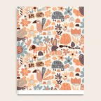 Playful Meadow Cute Animals with Motivational Affirmations - Groovy Flower Child Notebook Gallery Image 4