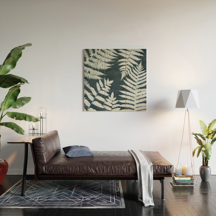 Sun Print Fern #1 Wood Wall Art Gallery Image 2