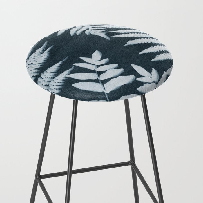 Sun Print Fern #1 Stool Gallery Image 2