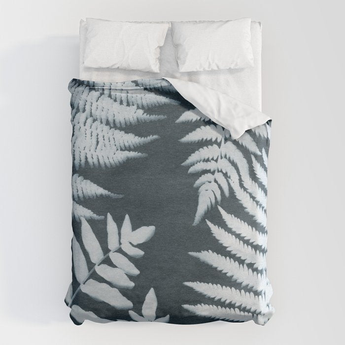 Sun Print Fern #1 Duvet Cover Gallery Image 6