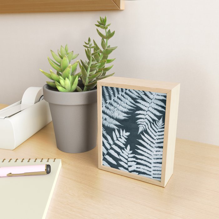 Sun Print Fern #1 Mini Art Print Gallery Image 2