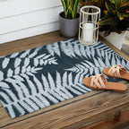 Sun Print Fern #1 Outdoor Rug Gallery Image 2