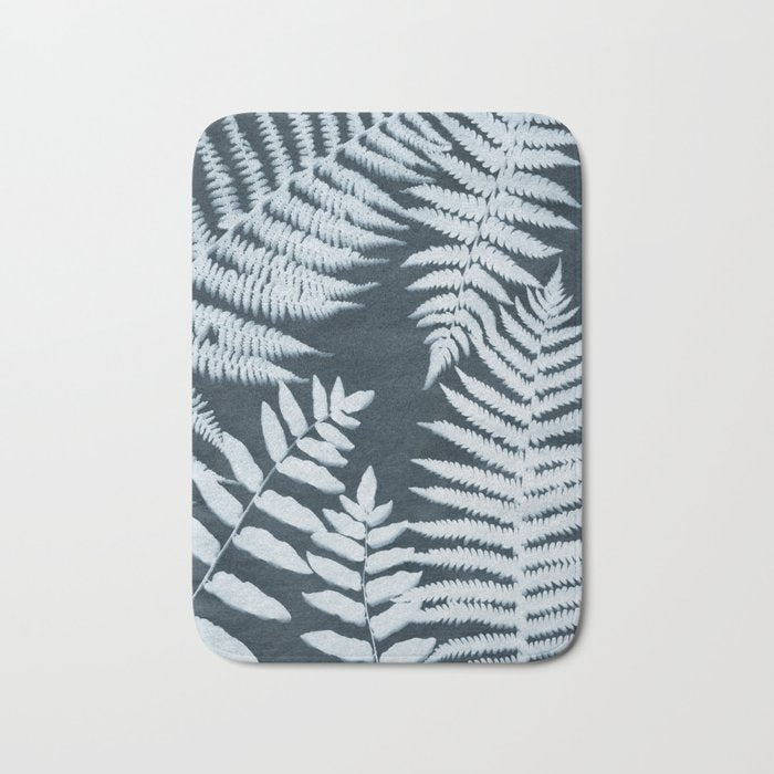 Sun Print Fern #1 Bath Mat Gallery Image 1
