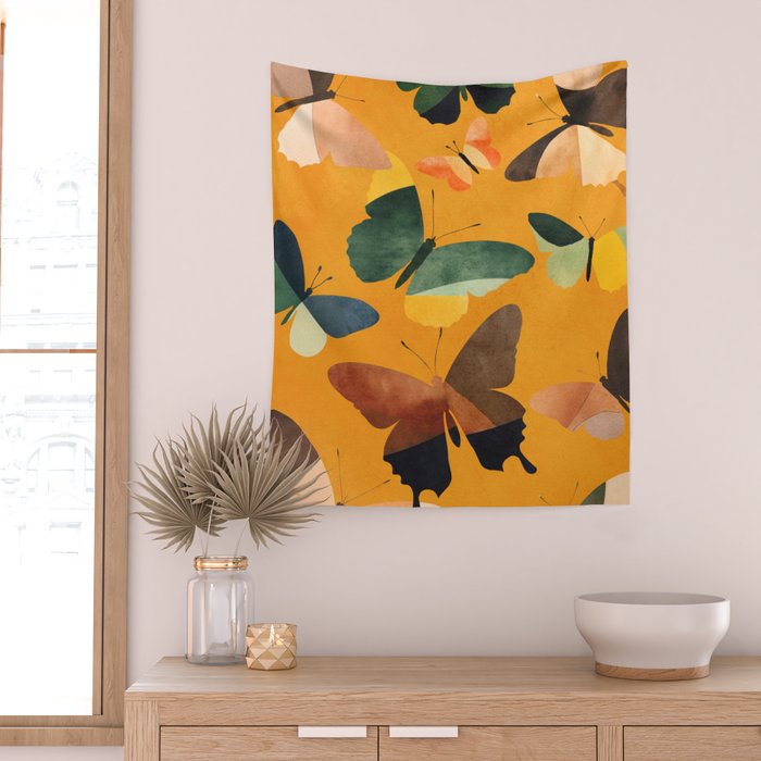 Beautiful Butterflies 5 Wall Tapestry Gallery Image 2