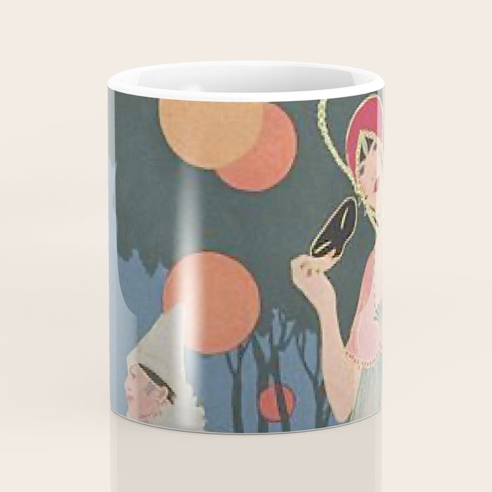Vintage Fashion Magazine Cover Illustration July 1913 - Carnival Coffee Mug Gallery Image 4