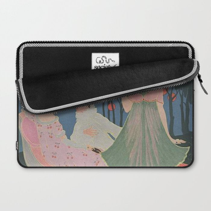 Vintage Fashion Magazine Cover Illustration July 1913 - Carnival Laptop Sleeve Gallery Image 2