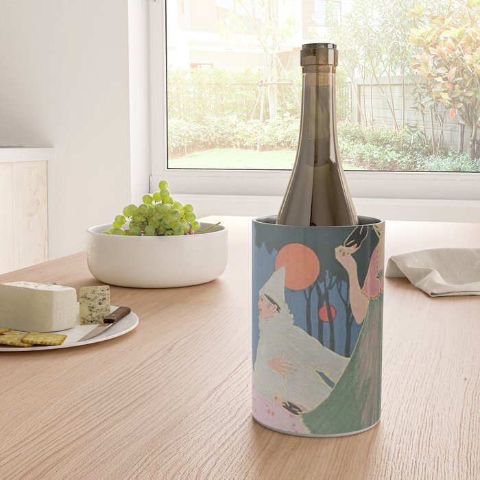 Vintage Fashion Magazine Cover Illustration July 1913 - Carnival Wine Chiller Gallery Image 4