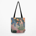 Vintage Fashion Magazine Cover Illustration July 1913 - Carnival Tote Bag Gallery Image 2