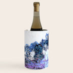 Monet : Poplars Lavender Periwinkle Deep Blue Wine Chiller Gallery Image 2