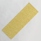 Zebra Palm Hawaiian Tropical  -Sulfur Yellow Yoga Mat Gallery Image 1