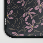 seamless pattern with small flowers on a black background Laptop Sleeve Gallery Image 3