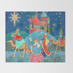 Journey to Bethlehem Throw Blanket Gallery Image 2