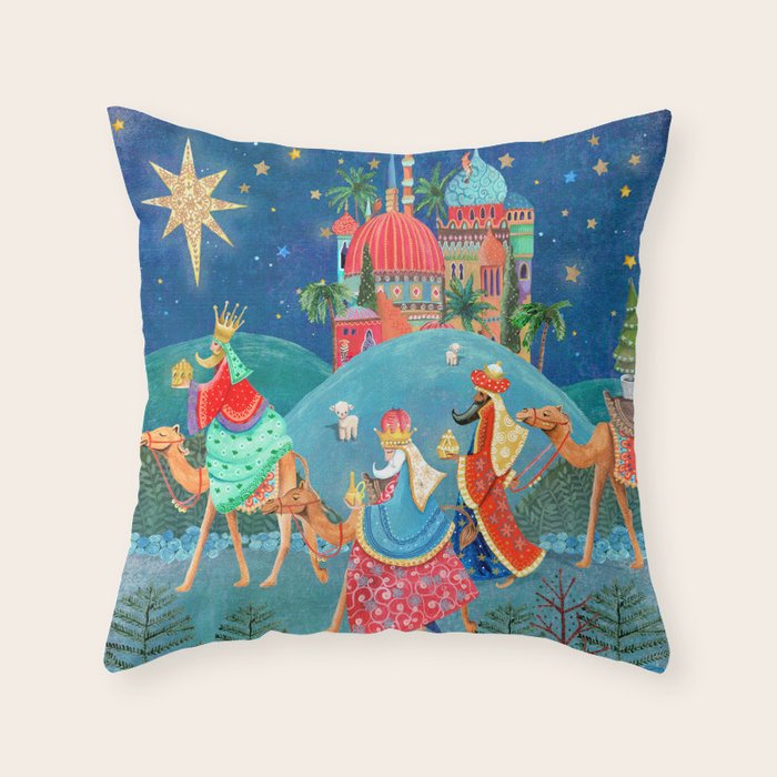 Journey to Bethlehem Throw Pillow Gallery Image 6